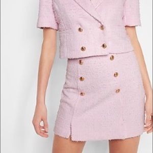 Pink Tweed Skirt NWT